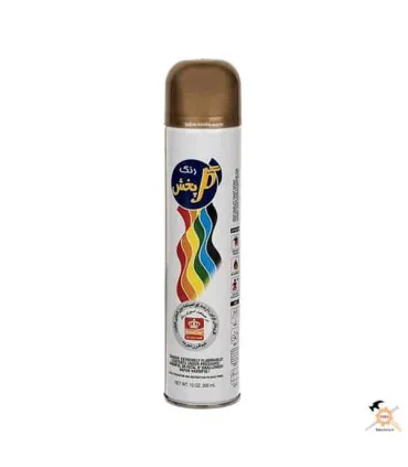 اسپری رنگ روغنی طلایی گل پخش