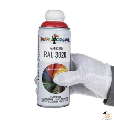 اسپری رنگ قرمز RAL-3020 دوپلی کالر حجم 400 میلی لیتر