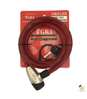 قفل موتور سیکلت کابلی TGR1 سایز 1500*18