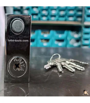 قفل کتابی فولادی ضدبرش 70 - 100 آریا