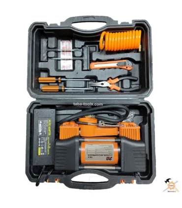 کمپرسور باد فندکی دو سیلندر با تبدیل برق شهری بیست