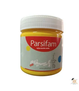 مادر رنگ زرد آکریلیک و پلاستیک 350 گرمی پارسیفام