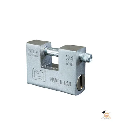 قفل کتابی فولادی 94 میلیمتر نیکا