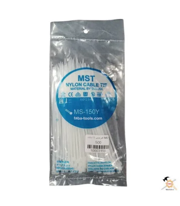 بست کمربندی سفید 2/5 در 15 سانت MST