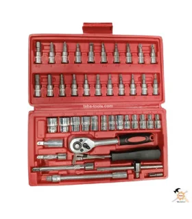 جعبه بکس 46 پارچه 1/4 اینچ