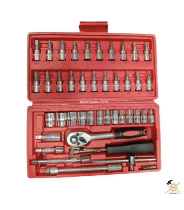 جعبه بکس 46 پارچه 1/4 اینچ