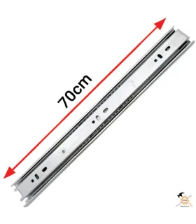 ریل کشو ساچمه ای 70 سانت 3 تکه امیت بسته 2 عددی