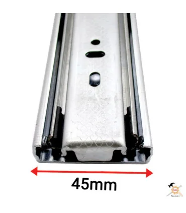 ریل کشو ساچمه ای 70 سانت 3 تکه امیت بسته 2 عددی