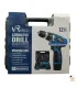 دریل شارژی 12ولت دو باطری VR12V-22A ویوارکس با لوازم