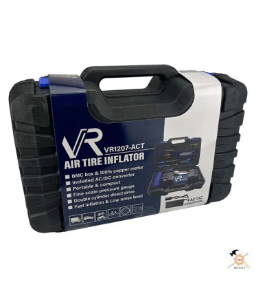 پمپ باد فندکی دو سیلندر VR1207 ACT ویوارکس با تبدیل برق شهری