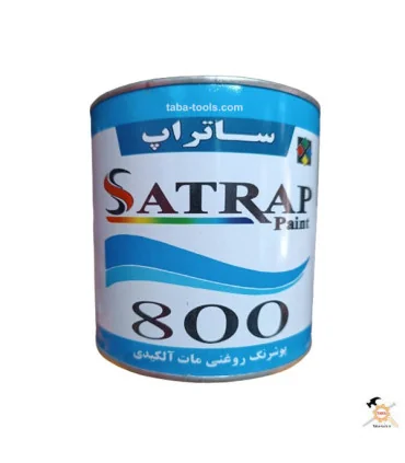 رنگ روغنی سفید مات یک کیلویی ساتراپ