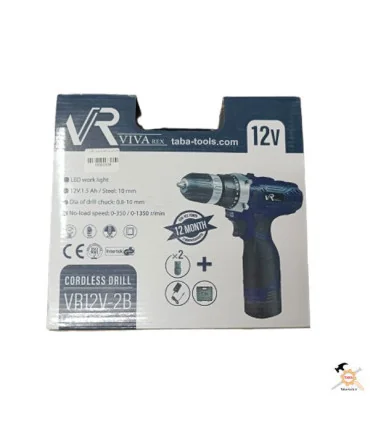 دریل شارژی 12 ولت VR12V-2B ویوارکس