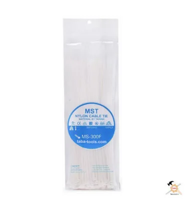 بست کمربندی سفید 3/6 در 30 سانت MST