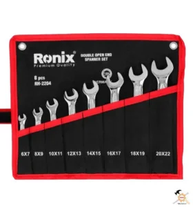 مجموعه 8 عددی آچار دو سر تخت رونیکس مدل RH-2204