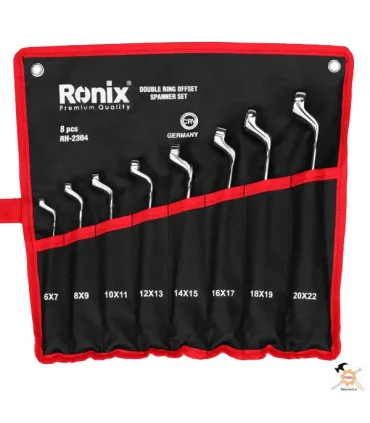 مجموعه 8 عددی آچار دو سر رینگ رونیکس مدل RH-2304