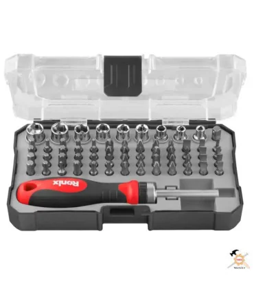 ست پیچ گوشتی جغجغه ای و سری بکس 63 عددی Ronix RH-2716
