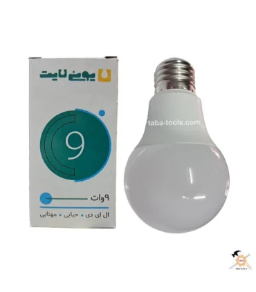 لامپ ال ای دی 9 وات یونی لایت