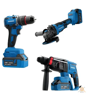 کیت شارژی 3 عددی براشلس ویوارکس VR2403-BCK