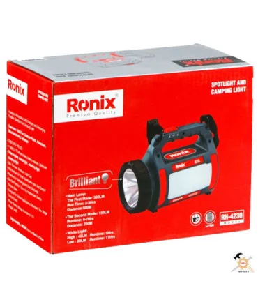 نور افکن شارژی با برد 500 متر رونیکس RH 4230