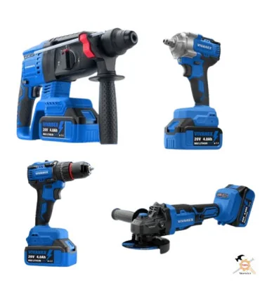 کیت شارژی 4 عددی براشلس ویوارکس VR2404-BCK