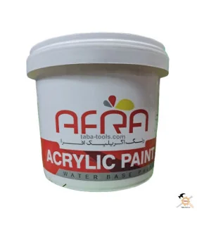 رنگ آکریلیک نیمه مات کیلو افرا