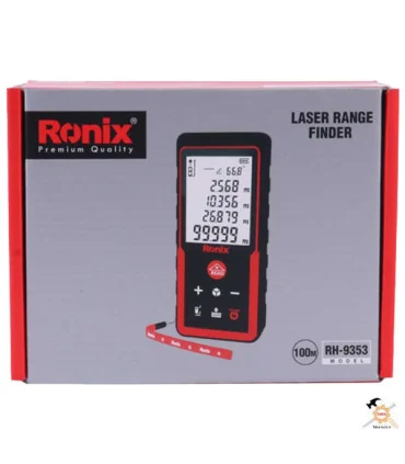 متر لیزری 100 متری نور قرمز رونیکس مدل RH 9353