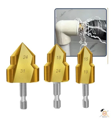 ست مته گشاد کن لوله 3 عددی