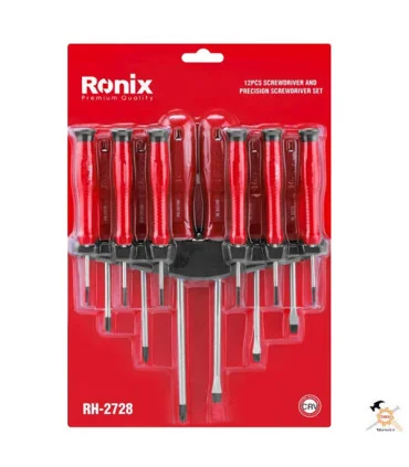 ست پیچگوشتی ترکیبی 12 عددی رونیکس مدل RH 2728