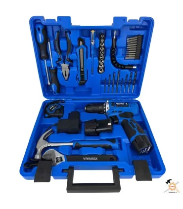 کیت دریل شارژی 40 پارچه ویوارکس مدل VR1240-CDK