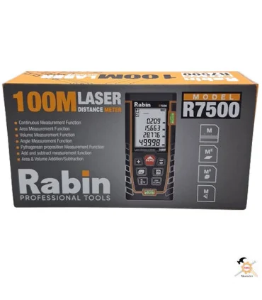 متر لیزری 100 متری نور قرمز رابین مدل R7500