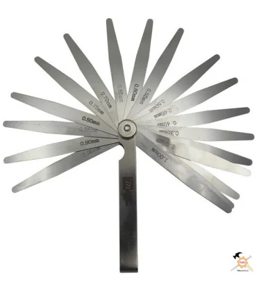 آچار فیلر میتا مدل YP-0.05100MM مجموعه 20 عددی