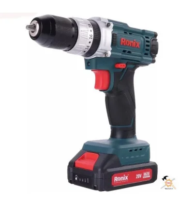 کیت دریل شارژی 20 ولت 53 پارچه رونیکس مدل RS-8620