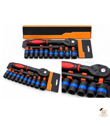 آچار بکس اچ تی مدل IR-SH کد 252 بسته 12 عددی