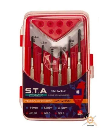 پیچ گوشتی ساعتی 2 سو 4 سو 6 عددی STA