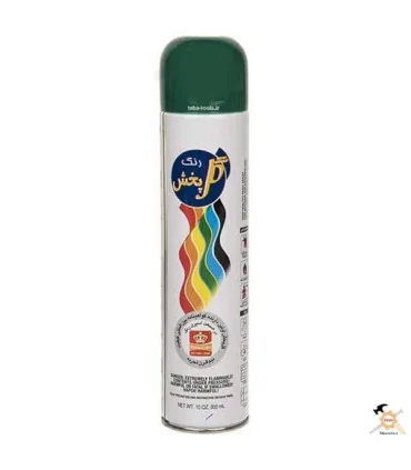 اسپری رنگ روغنی سبز سیر گل پخش