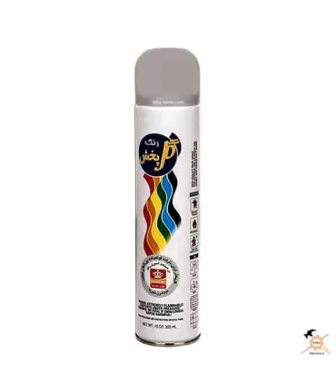 اسپری رنگ روغنی نقره ای گل پخش