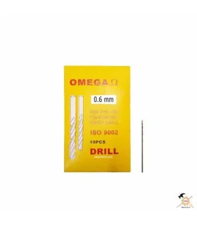 مته 0/5 نیم آهن Hss