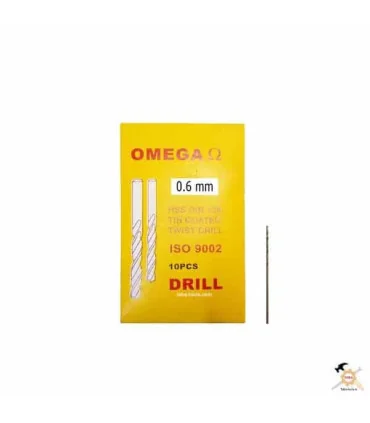 مته 0/5 نیم آهن Hss