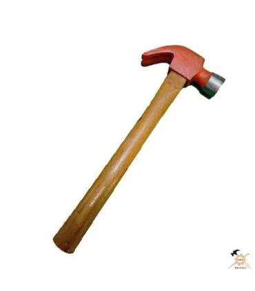 چکش دو شاخ دسته چوبی 650 گرمی ایرانی