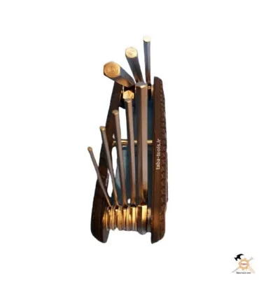 آچار آلن 6 گوش چاقویی 8 تایی مدل NTK1141 نووا