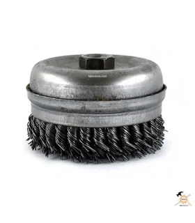 فرچه سیمی کاسه ای 12/5 سانت افشان کربلایی