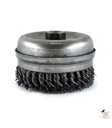 فرچه سیمی کاسه ای 12/5 سانت افشان کربلایی