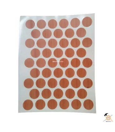 برچسب پیچ ام دی اف قهوه ای روشن