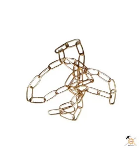 زنجیر لوستر سایز 2/5 طلایی 1 متری