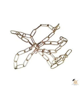 زنجیر لوستر سایز 2 طلایی 1 متری