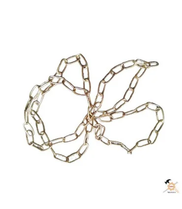 زنجیر لوستر سایز 1/5 طلایی 1 متری