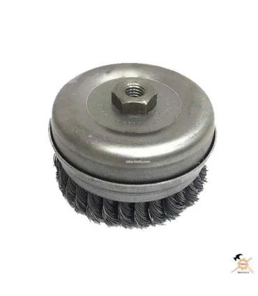 فرچه سیمی کاسه ای 10 سانت بافته کربلایی