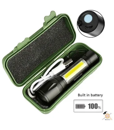 چراغ قوه پلیسی شارژی کوچک