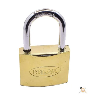 قفل آویز برنجی 63 طلایی نولان