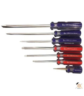 مجموعه ست 7 عددی پیچ گوشتی دسته پلاستیکی مدل NTS 1651 نووا